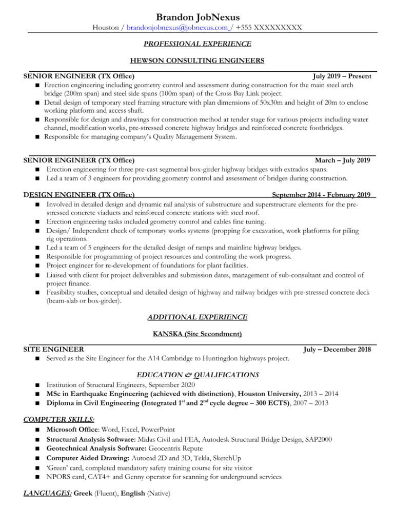 Free Resume Examples by Industry - Download and Get Hired in 2021 - Job ...